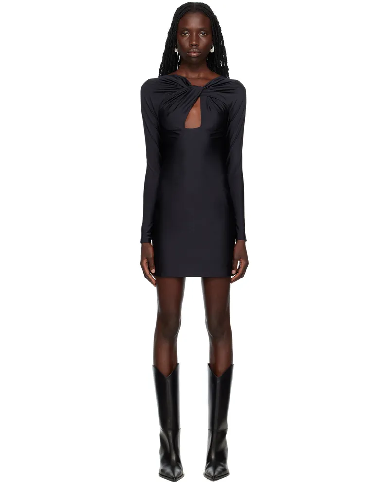 COPERNI Black Twisted Minidress Black
