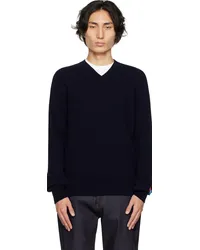 Comme des Garçons Navy Invader Edition Sweater Navy