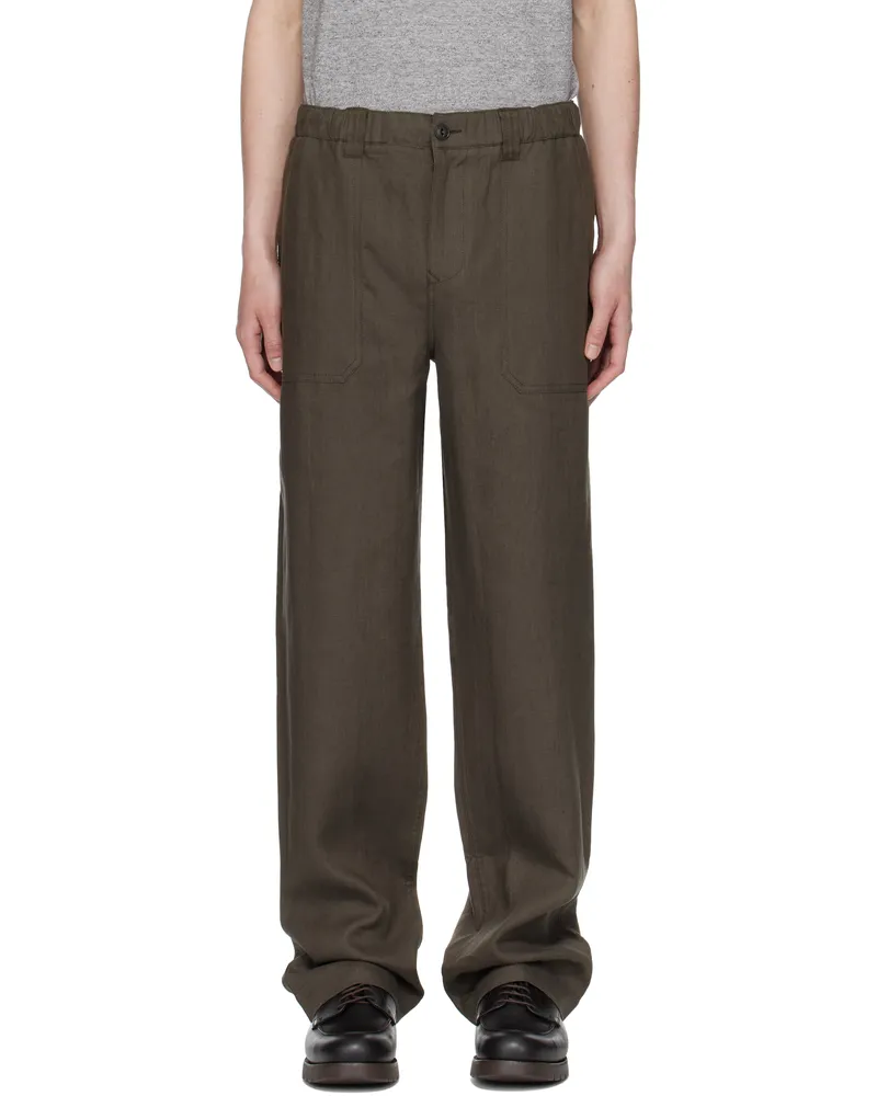 Belstaff Khaki Forge Trousers Army