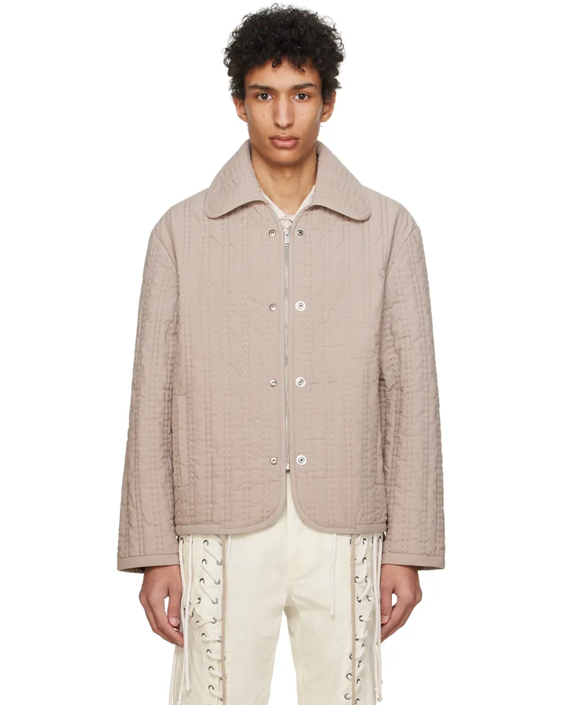Craig Green Beige Quilted Jacket Beige