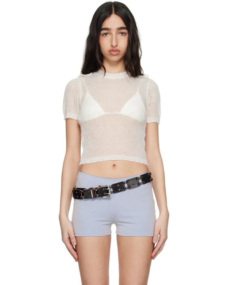 GIMAGUAS Off-White Kiss T-shirt White