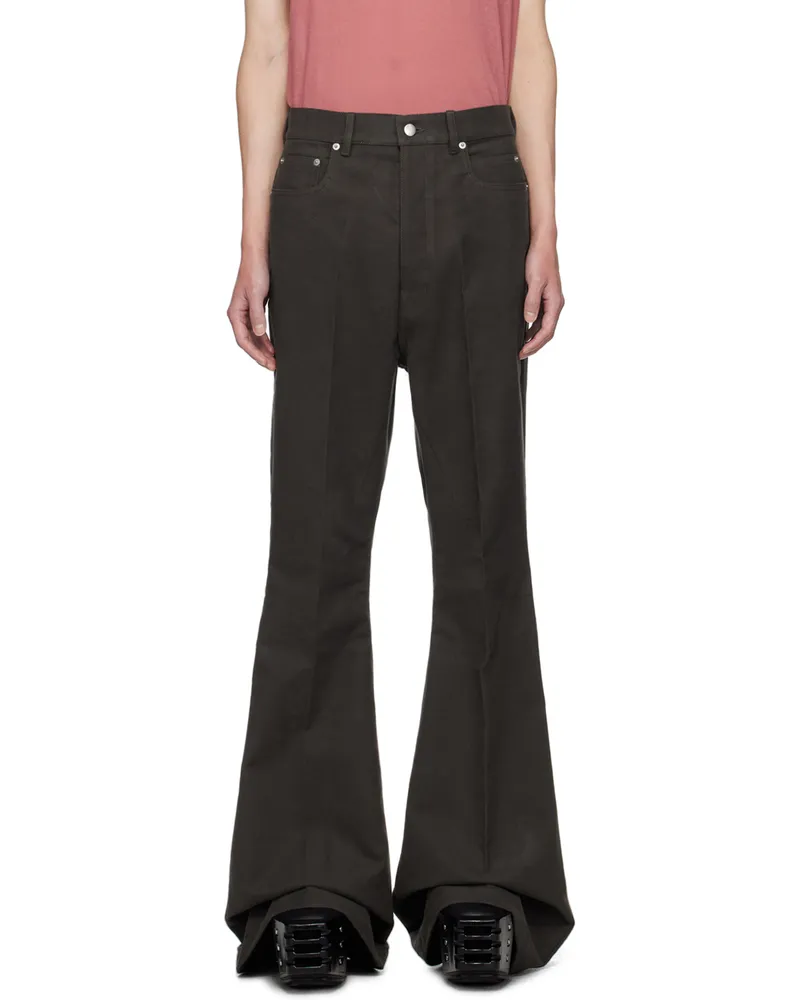 Rick Owens Gray Porterville Bolan Bootcut Jeans 78