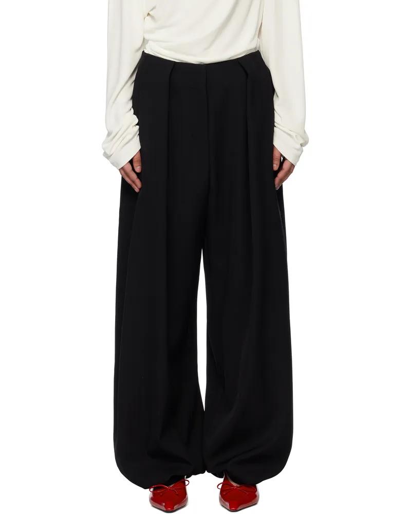 Jacquemus Black La Croisière 'The Melao' Trousers 990