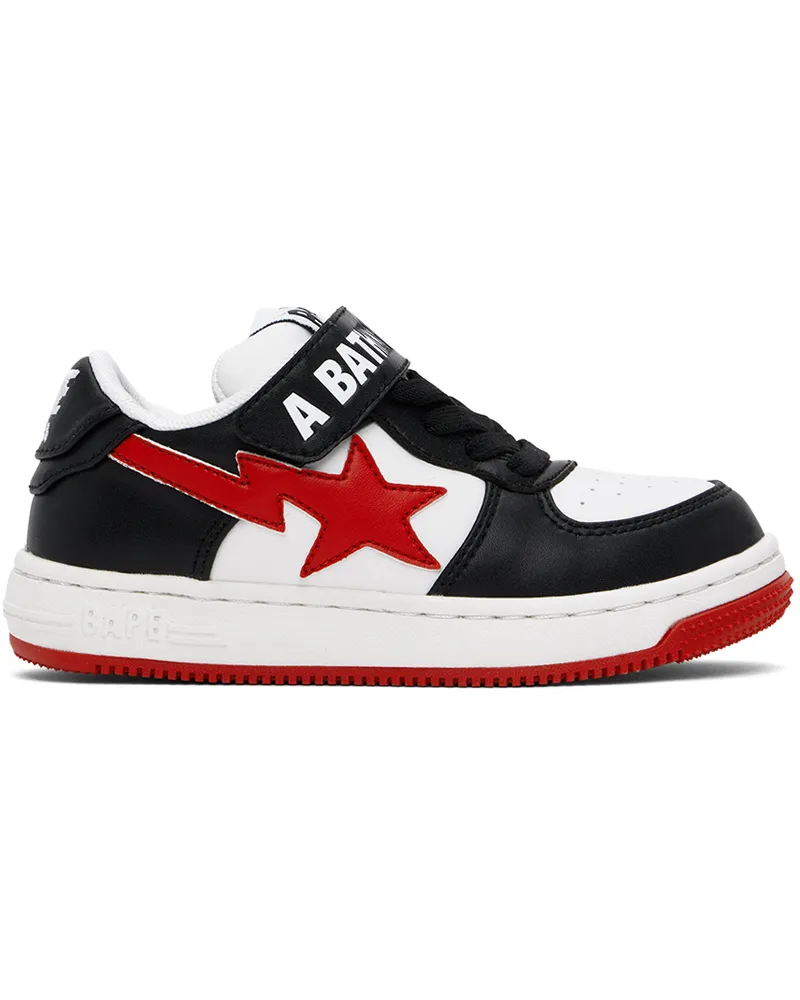 BAPE Kids Black Sta #1 Sneakers Black