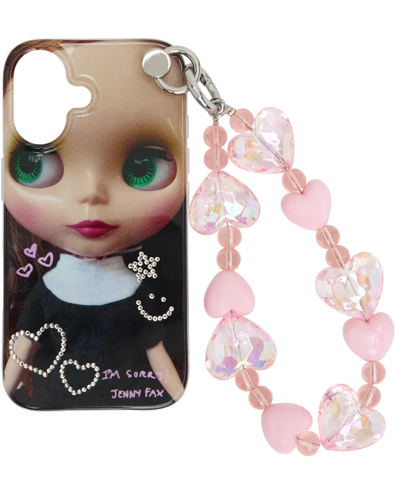 Petra Collins SSENSE Exclusive Multicolor JennyFax Edition Blythe Doll Print iPhone 16 Case Blythe