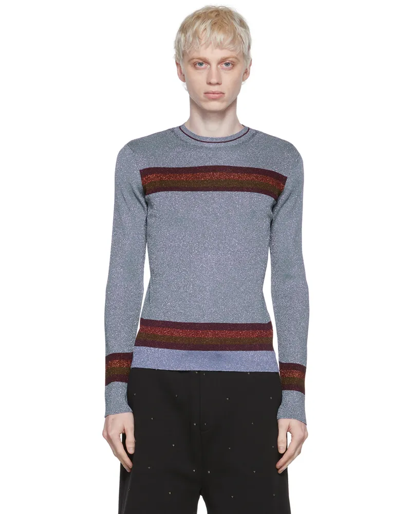 Valentino Garavani Purple Viscose Sweater M07