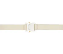 Off-White Leather Double Buckle Belt