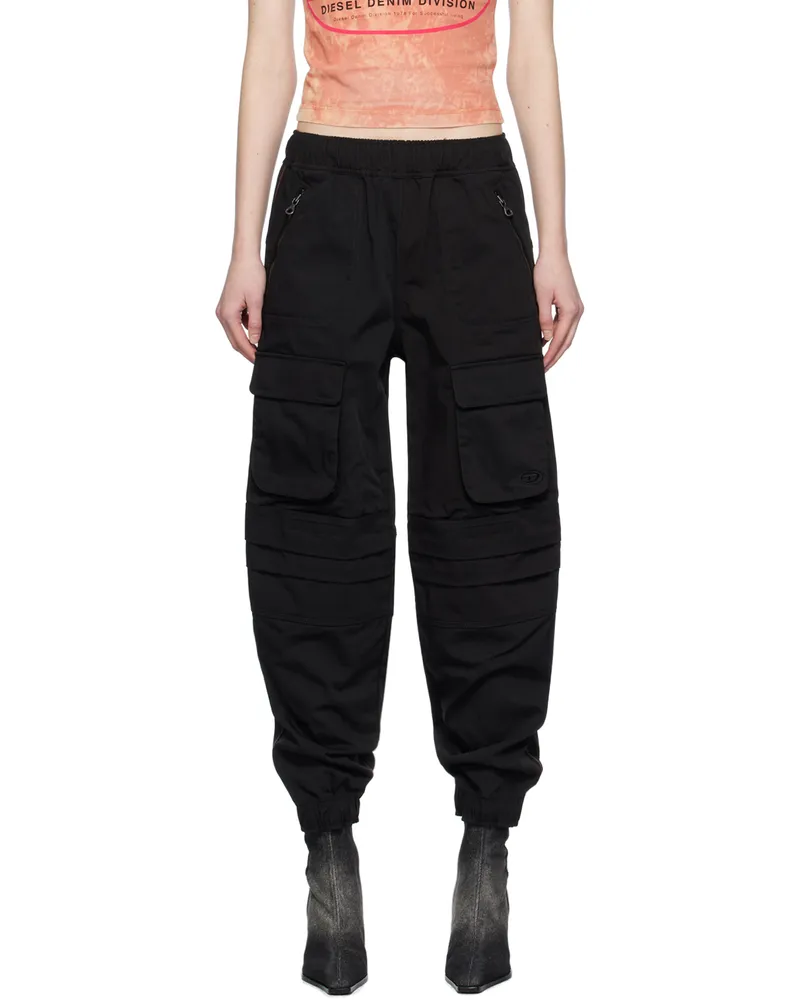 Diesel Black P-Mirt Trousers 9xx