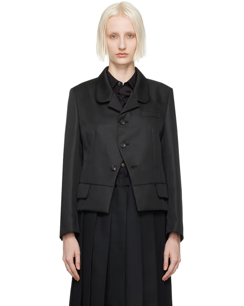 Comme des Garçons Black Notched-Lapel Blazer 1