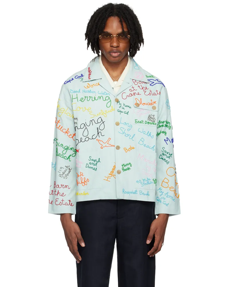 BODE Blue Seashore Jacket Blmlt