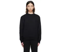 Black Embossed Sweatshirt