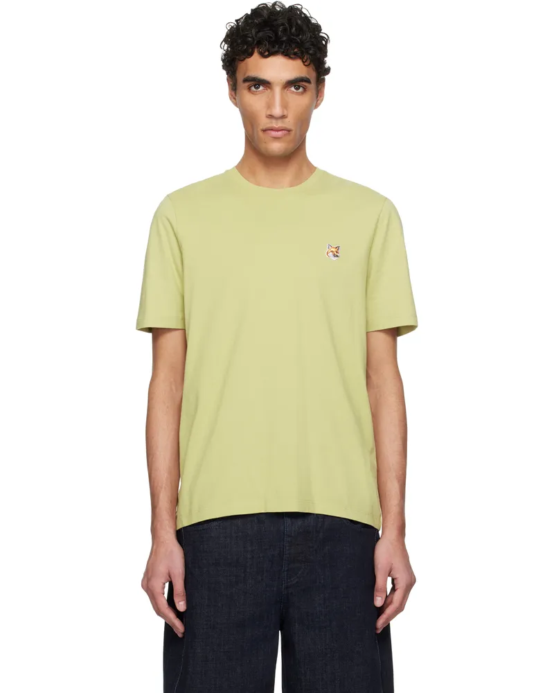 Kitsuné Green Fox Head Patch Regular T-shirt P357