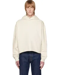 Maison Margiela Off-White Numeric Hoodie Chalk