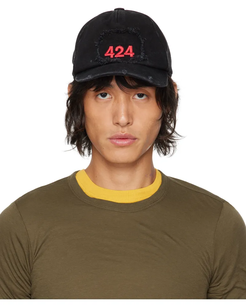FourTwoFour on Fairfax Black Baseball Cap Black