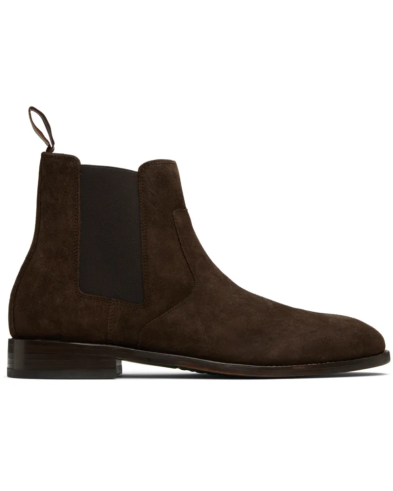 Paul Smith Brown Suede Lawson Chelsea Boots 68