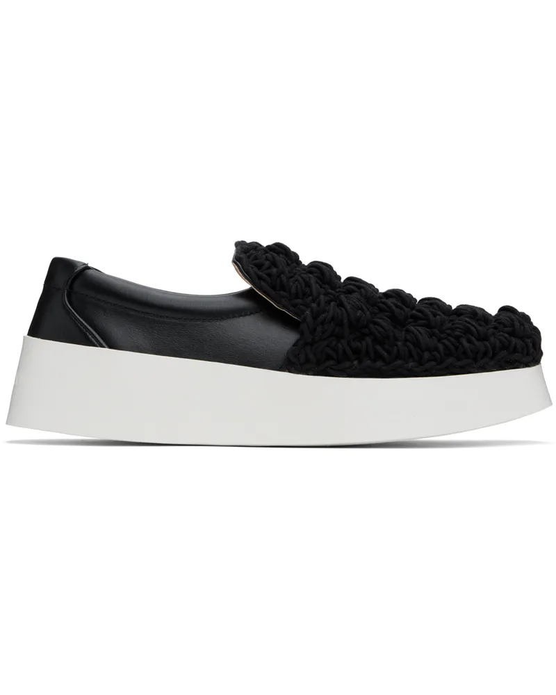 J.W.Anderson Black Popcorn Sneakers 19185-001-black