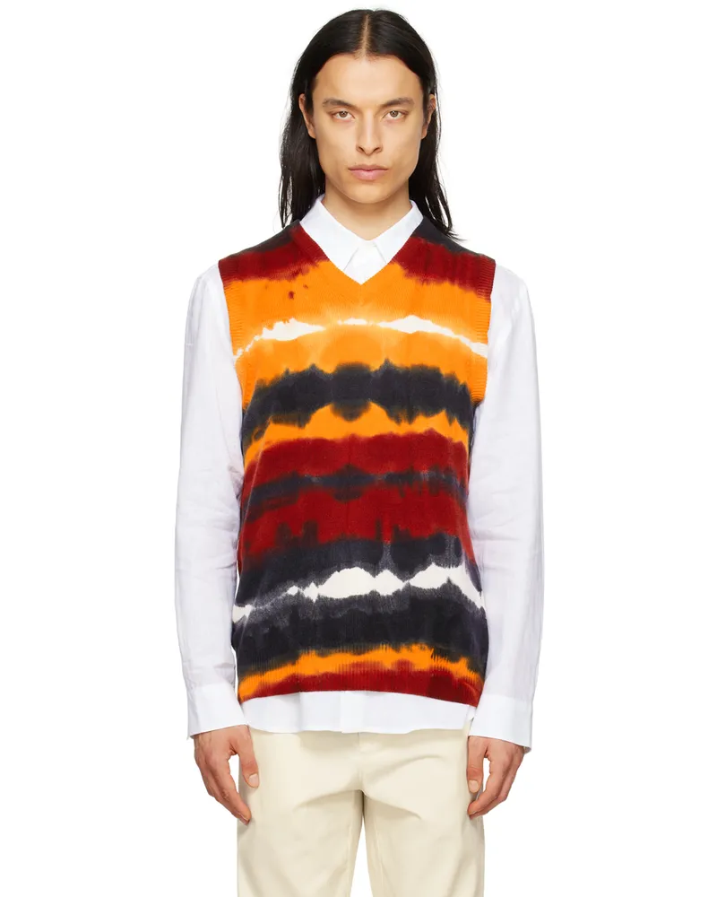 Gabriela Hearst Red Fielding Vest Fire