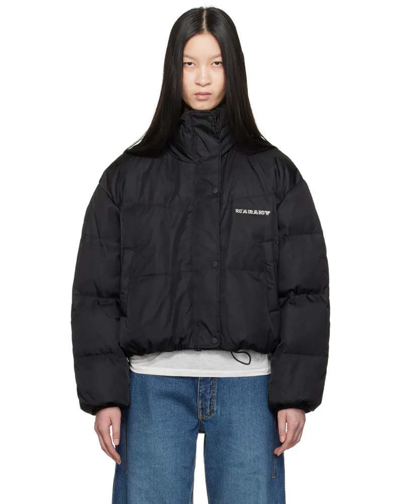 Étoile Isabel Marant Black Telia Puffer Jacket 01bk