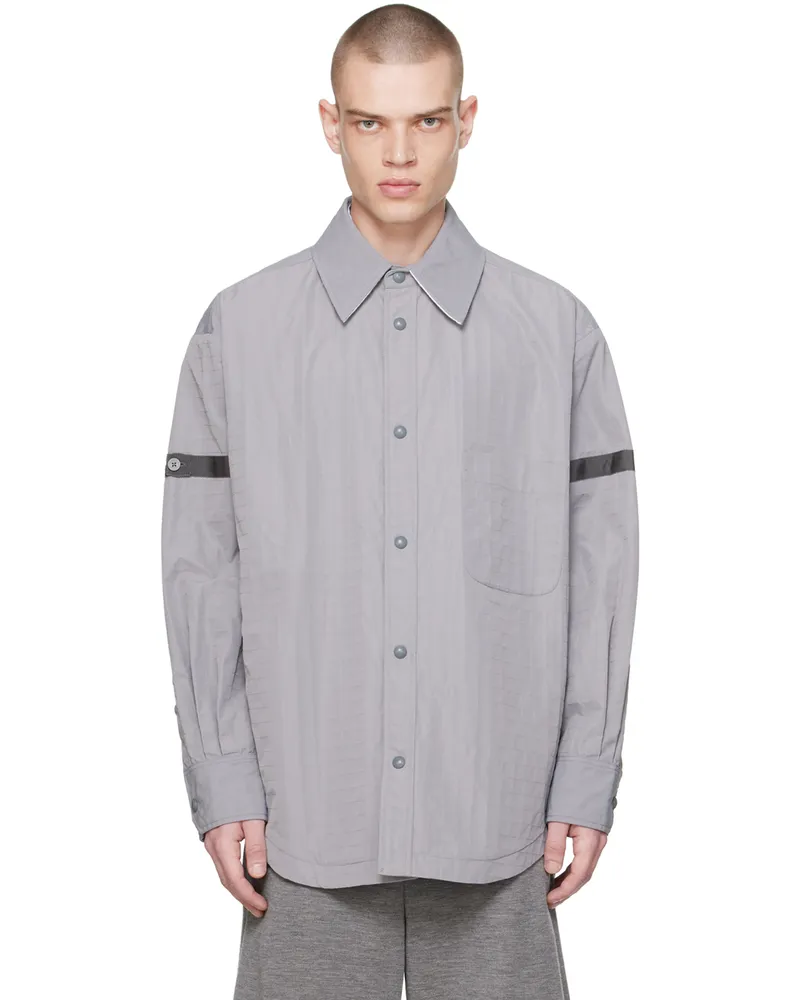 Thom Browne Gray Patch Pocket Jacket 055
