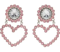 Pink Love Me Clip-On Earrings