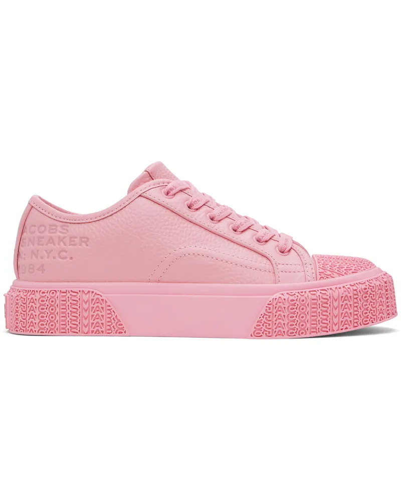 Marc Jacobs Pink 'The Leather' Sneakers 669