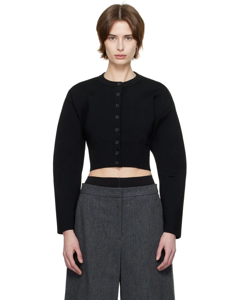 WARDROBE.NYC Black Matte Cardigan Black
