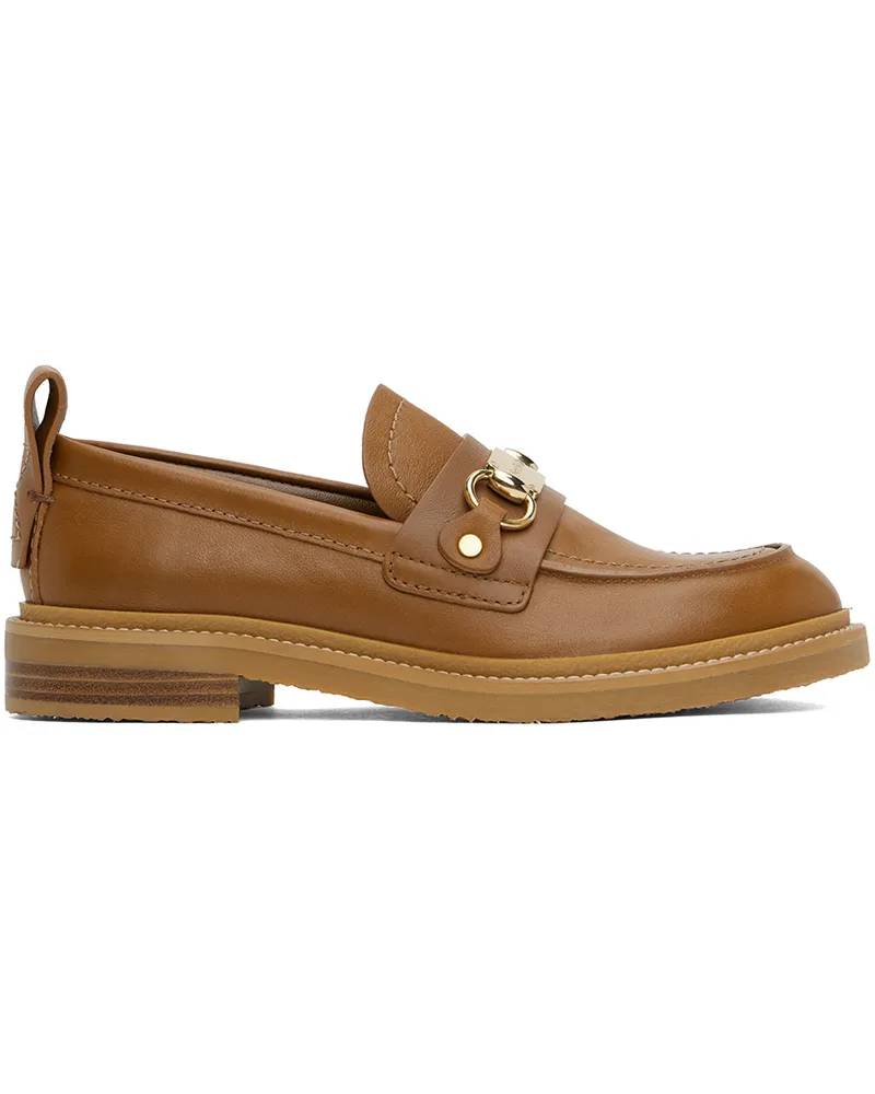 See by Chloé Tan Signature 1 Loafers 533-tan