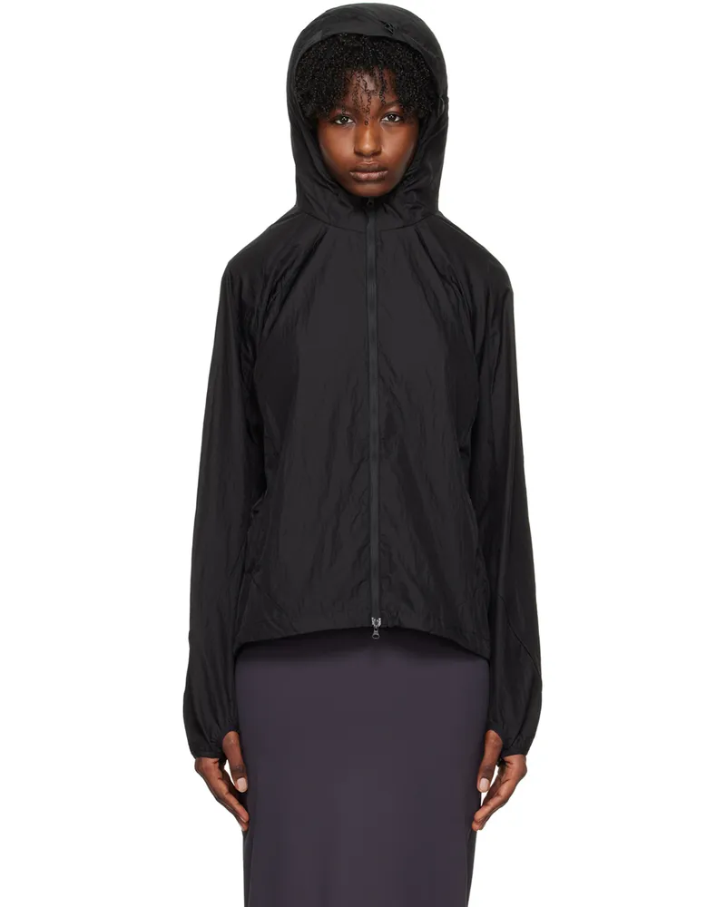 Post Archive Faction Black Asymmetric Zip Jacket Black