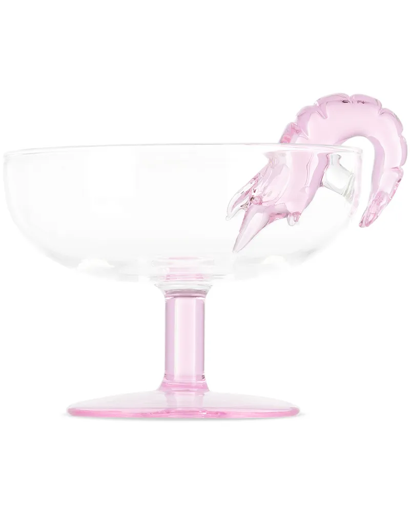 Maison Balzac Pink Prawn Cocktail Coupe Clear
