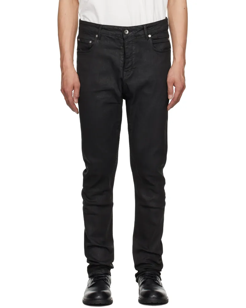DRKSHDW by Rick Owens Black Hollywood Detroit Cut Jeans 99