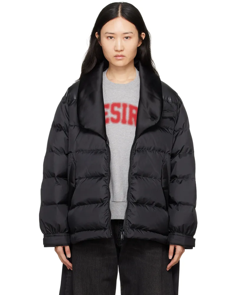 Undercover Black Contrast Down Jacket Black