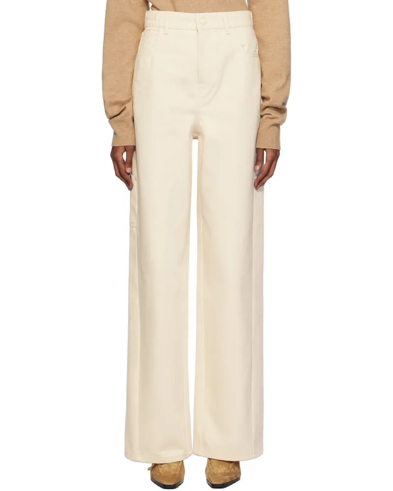 Max Mara Off-White Segnale Denim Trousers 2