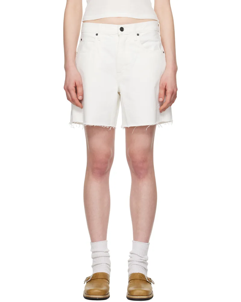 SLVRLAKE White Sienna Denim Shorts White