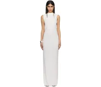 SSENSE Exclusive White Gathered Maxi Dress