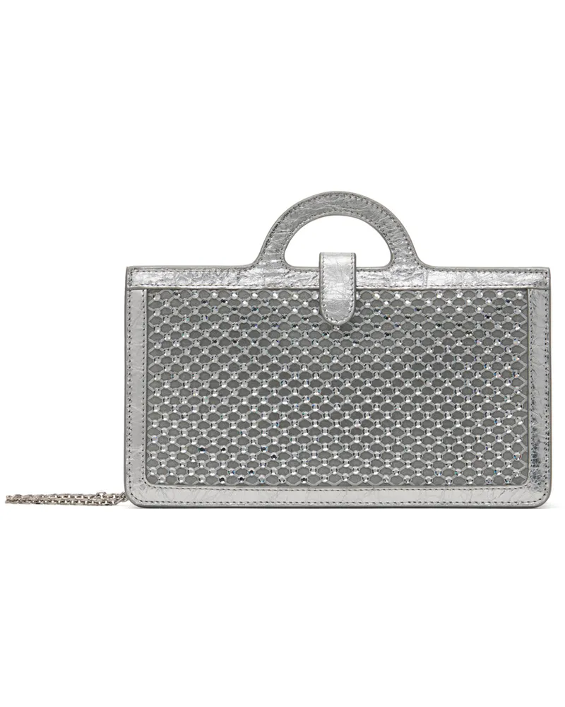 Marni Silver Rhinestone Tropicalia Long Wallet 00n20