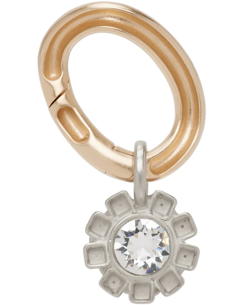 Maison Margiela Gold & Silver Flower Earring 961