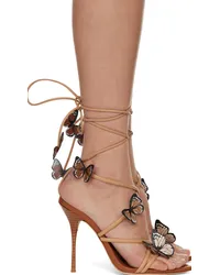 Sophia Webster Brown Vanessa Heeled Sandals Caramelo