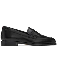 aeyde Black Oscar Loafers Black