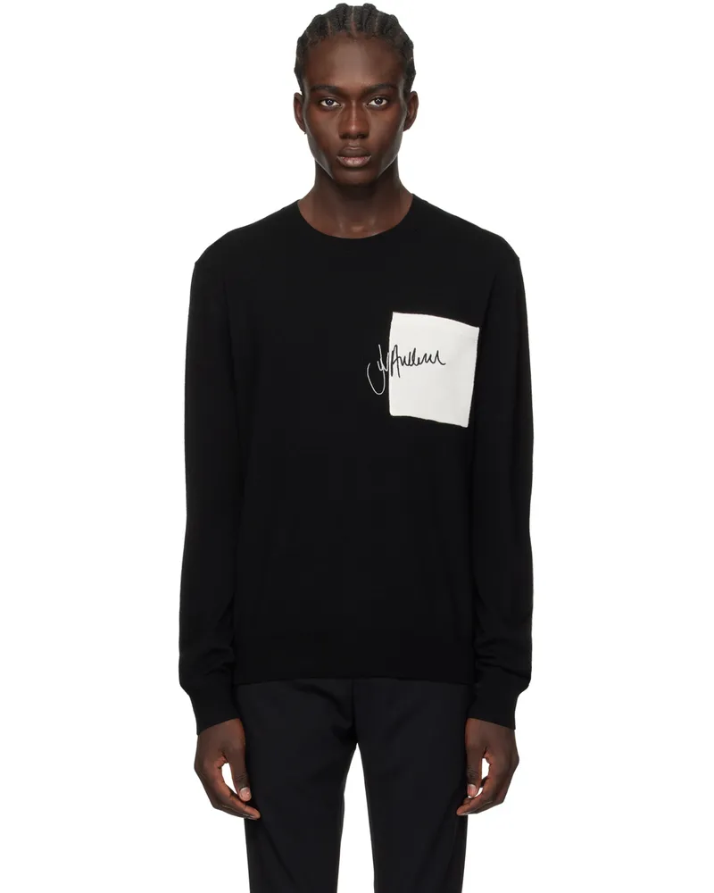J.W.Anderson Black Embroidered Sweater 999