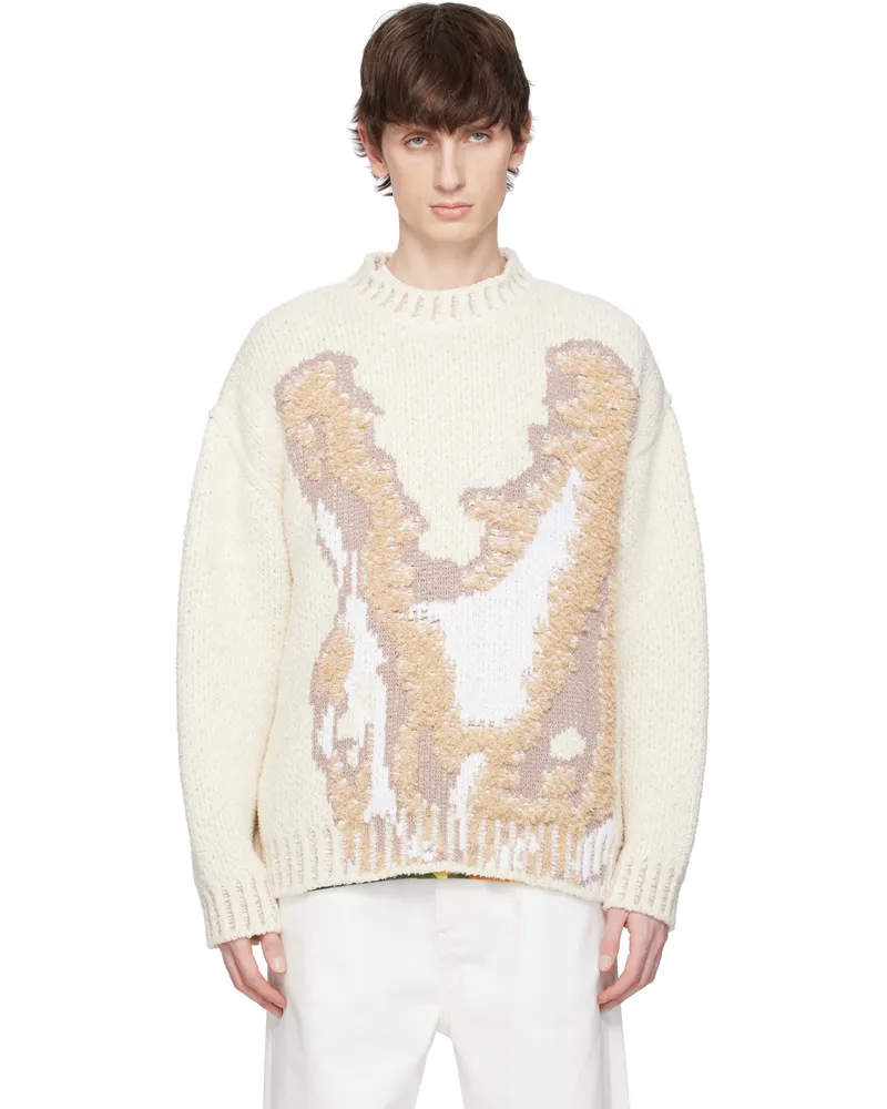 Lacoste Beige Lassie Sweater Flour