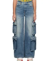 Amiri Blue Baggy Cargo Jean River