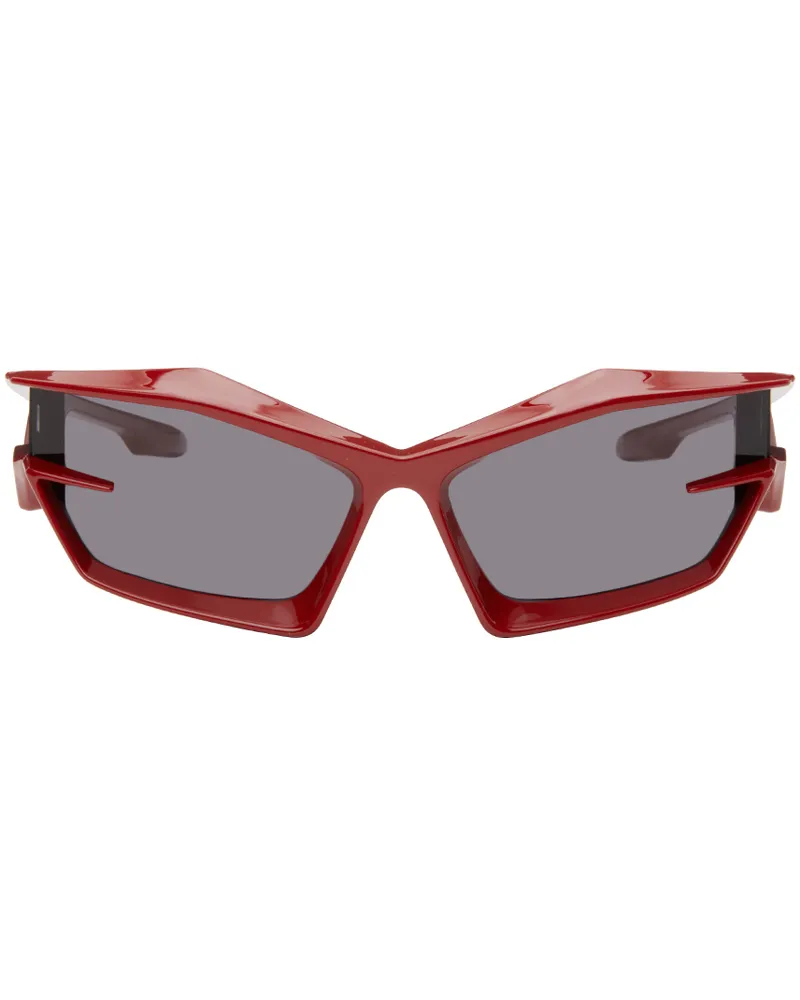 Givenchy Red Giv Cut Sunglasses Shiny