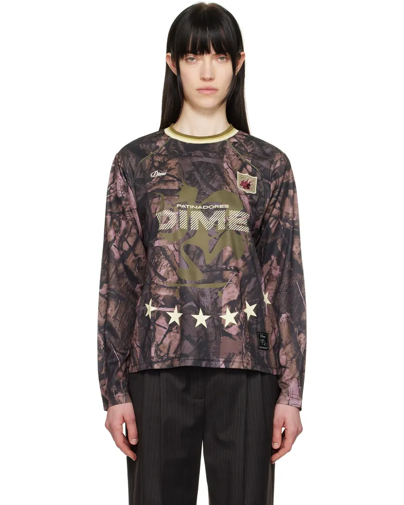 Dime Multicolor Patinadores Jersey T-shirt Cinnamon