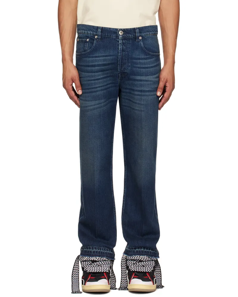 Lanvin Indigo Straight Jeans 23