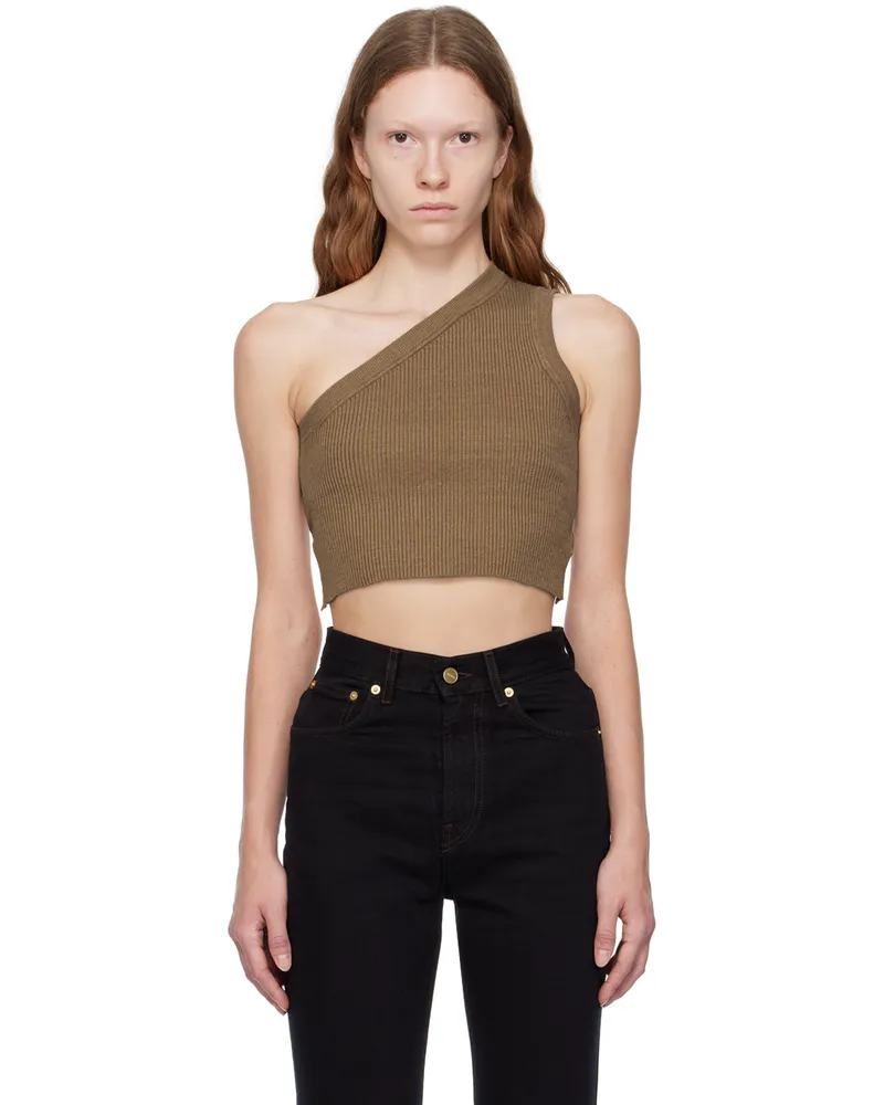 Jacquemus Brown 'La Maille Ascu' Tank Top 851