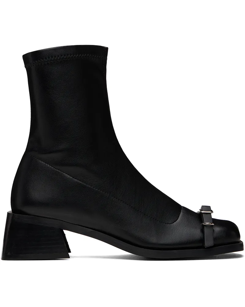 Justine Clenquet Black Janis Stretch Boots Black