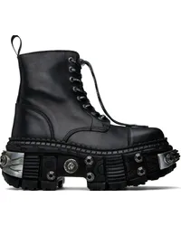 VETEMENTS Black New Rock Edition Destroyer Boots Black