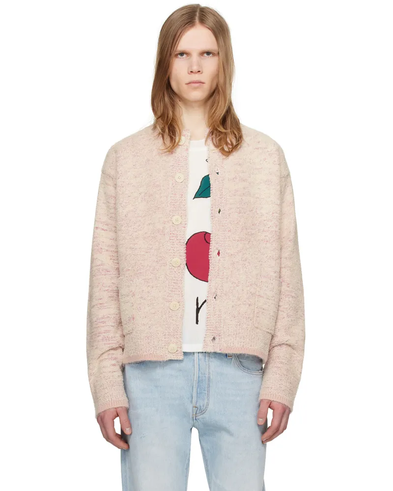 Zankov Pink Button Cardigan Quartz