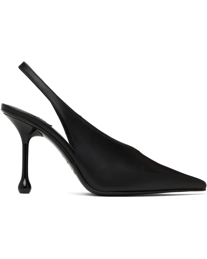 Jimmy Choo Black Isa 95 Heels Black