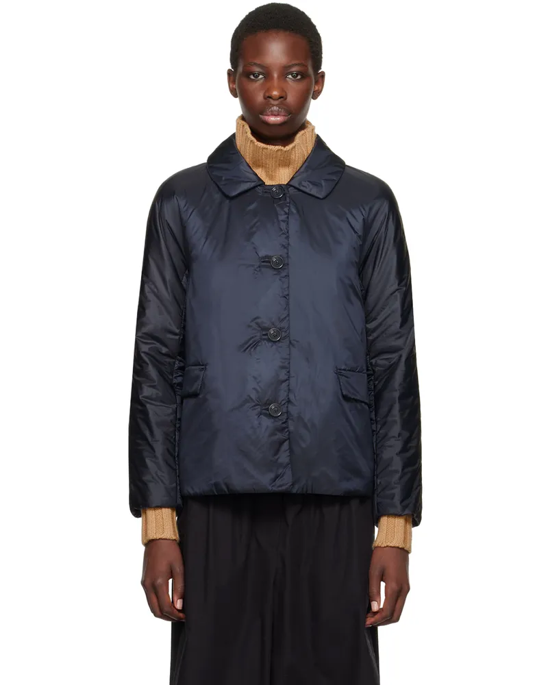 Max Mara Navy The Cube Greens Jacket 008